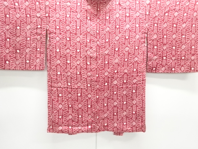 JAPANESE HAORI / ALL SHIBORI / ABSTRACT FLOWER